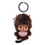 Bebichhichi Big Head Mascot Girl Keychain | Monchhichi Plush Charm