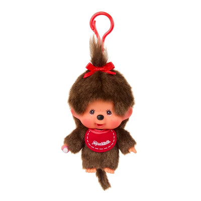 Monchhichi SS BH Girl Keychain | Cute Plush Toy Charm