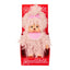 Monchhichi Fluffy Pink Beige Girl Kawaii Plush