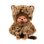 Monchhichi Girl - Leopard Hood Kawaii Plush