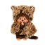 Monchhichi Girl - Leopard Hood Kawaii Plush