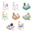 mofusand GPSBOX Nice Bath Meow Figure Collection