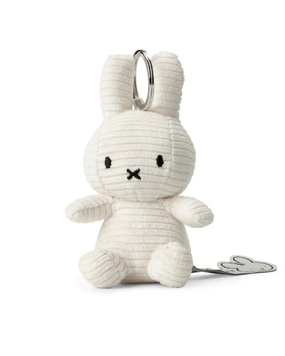 Bon Ton Toys Keychain MIFFY ECO Corduroy Offwhite 4"
