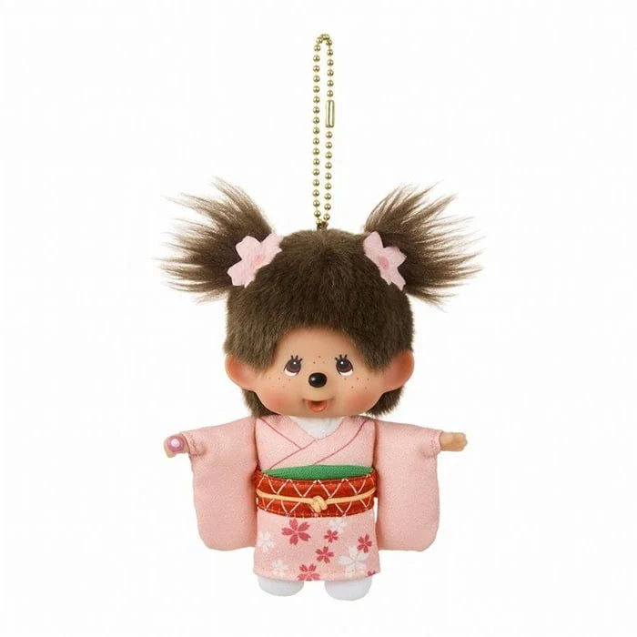 Monchhichi Sakura Kimono Girls BH Keychain