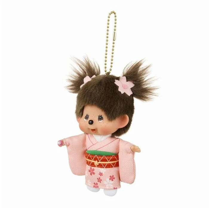 Monchhichi Sakura Kimono Girls BH Keychain