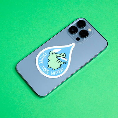Drink More Water Vinyl Sticker