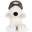Plush PEANUTS SNOOPY Sitting Flying Ace 8"