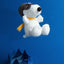 Plush PEANUTS SNOOPY Sitting Flying Ace 8"