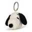 Bon Ton Toys Keychain Plush PEANUTS SNOOPY HEAD Cream Corduroy 2"