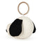 Bon Ton Toys Keychain Plush PEANUTS SNOOPY HEAD Cream Corduroy 2"
