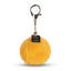Keychain Smiley ECO Fuzzy Yellow 2"