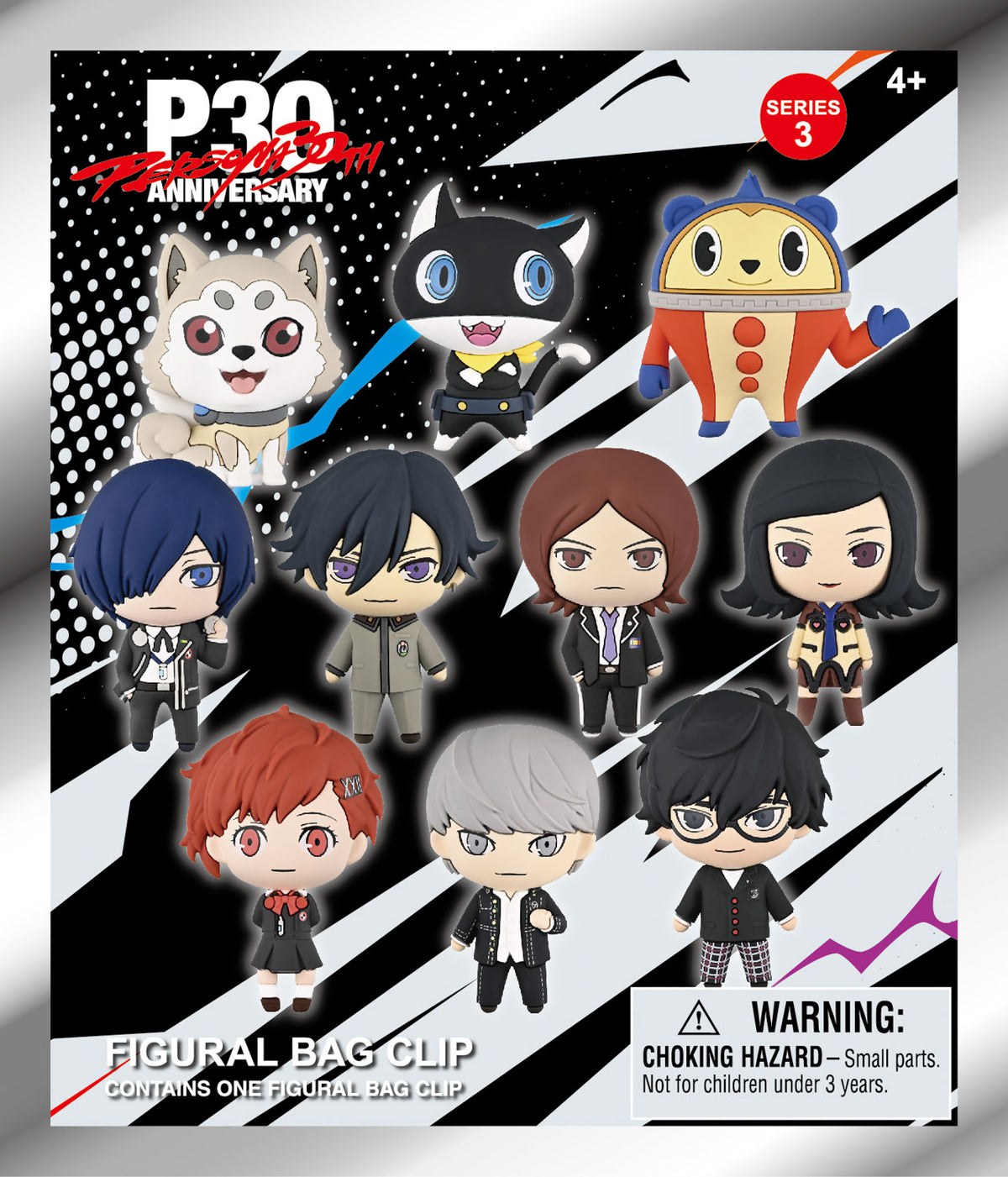 Persona 3D Foam Bag Clip, Series 3