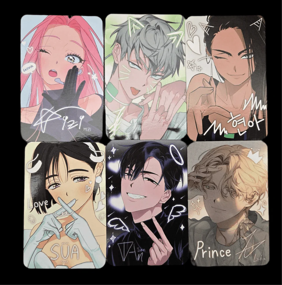 Alien Stage Idol Photocard Set (6 cards)