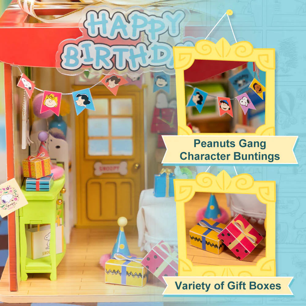 Snoopy Wooden DIY Kit Birthday Party 3D Puzzles