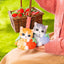 mofusand MERCI STRAWBERRY Mascot Keychain (Strawberry & Brown-and-White Cat)