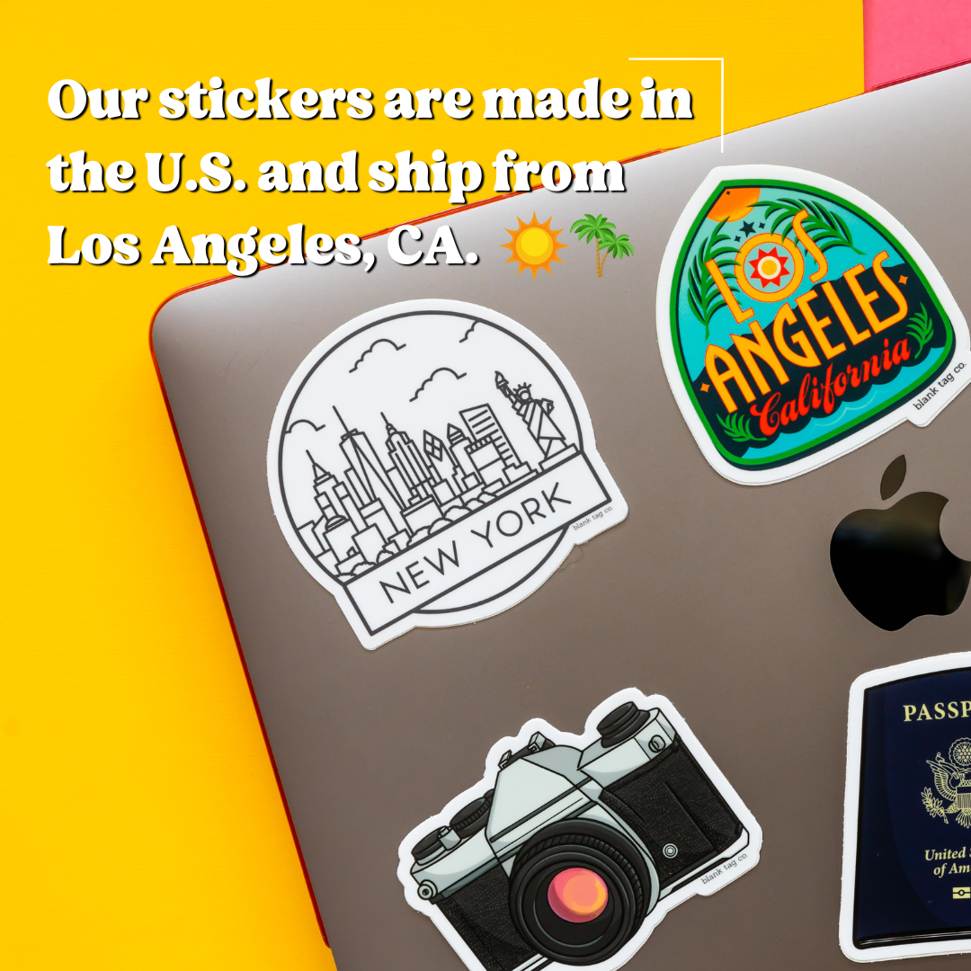 Peanuts® Waterproof Sticker - Snoopy Going To The Beach