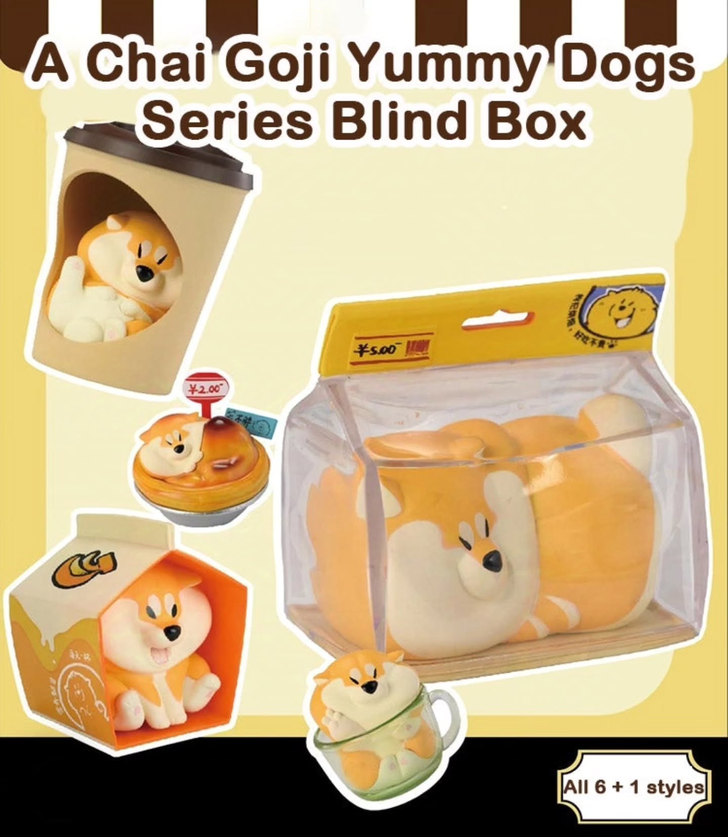 A Chai Goji Yummy Dogs Series Blind Box