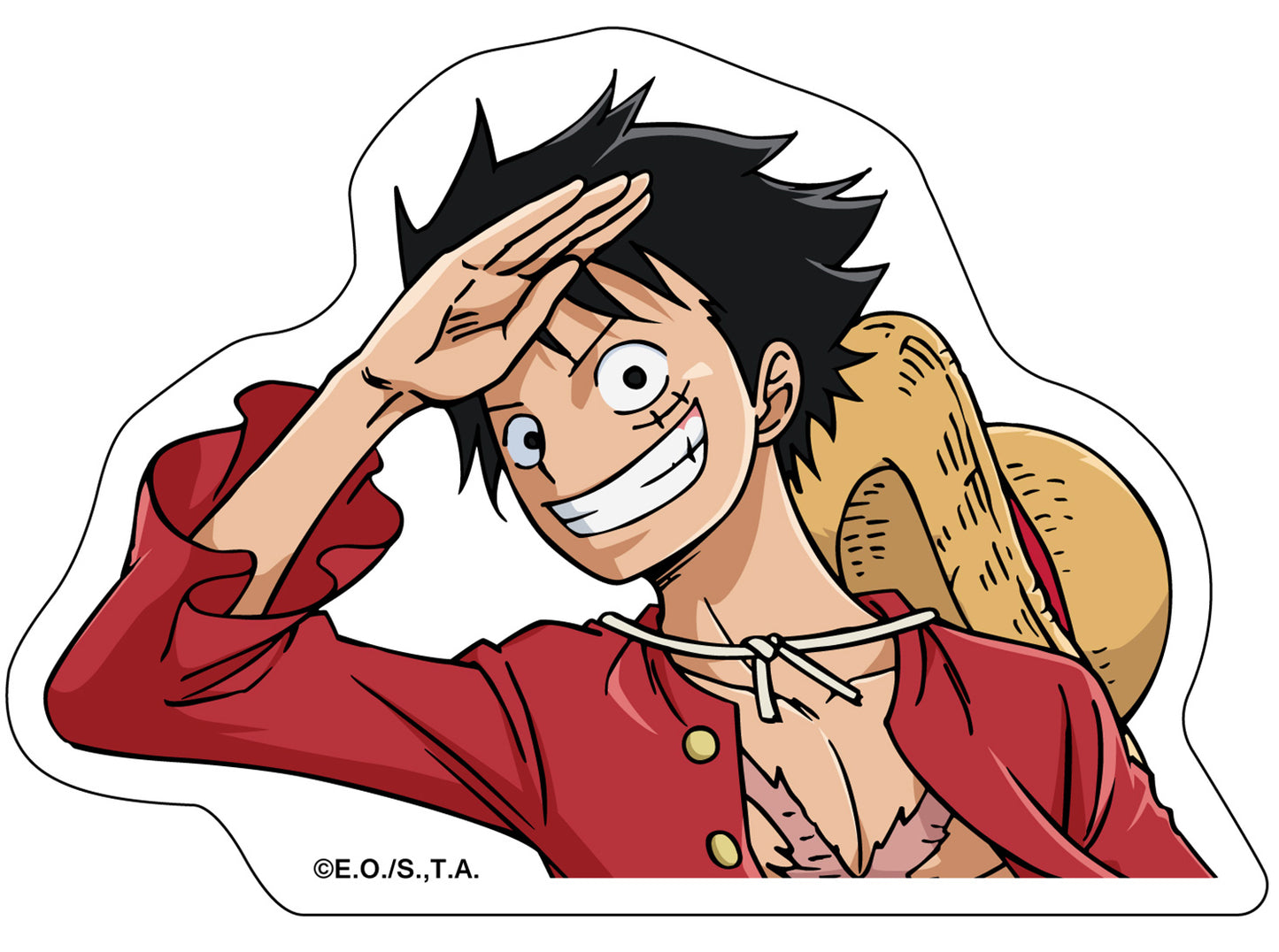 One Piece - Luffy Car Sticker