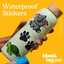 Peanuts® Waterproof Sticker - Snoopy and Woodstock Eatin