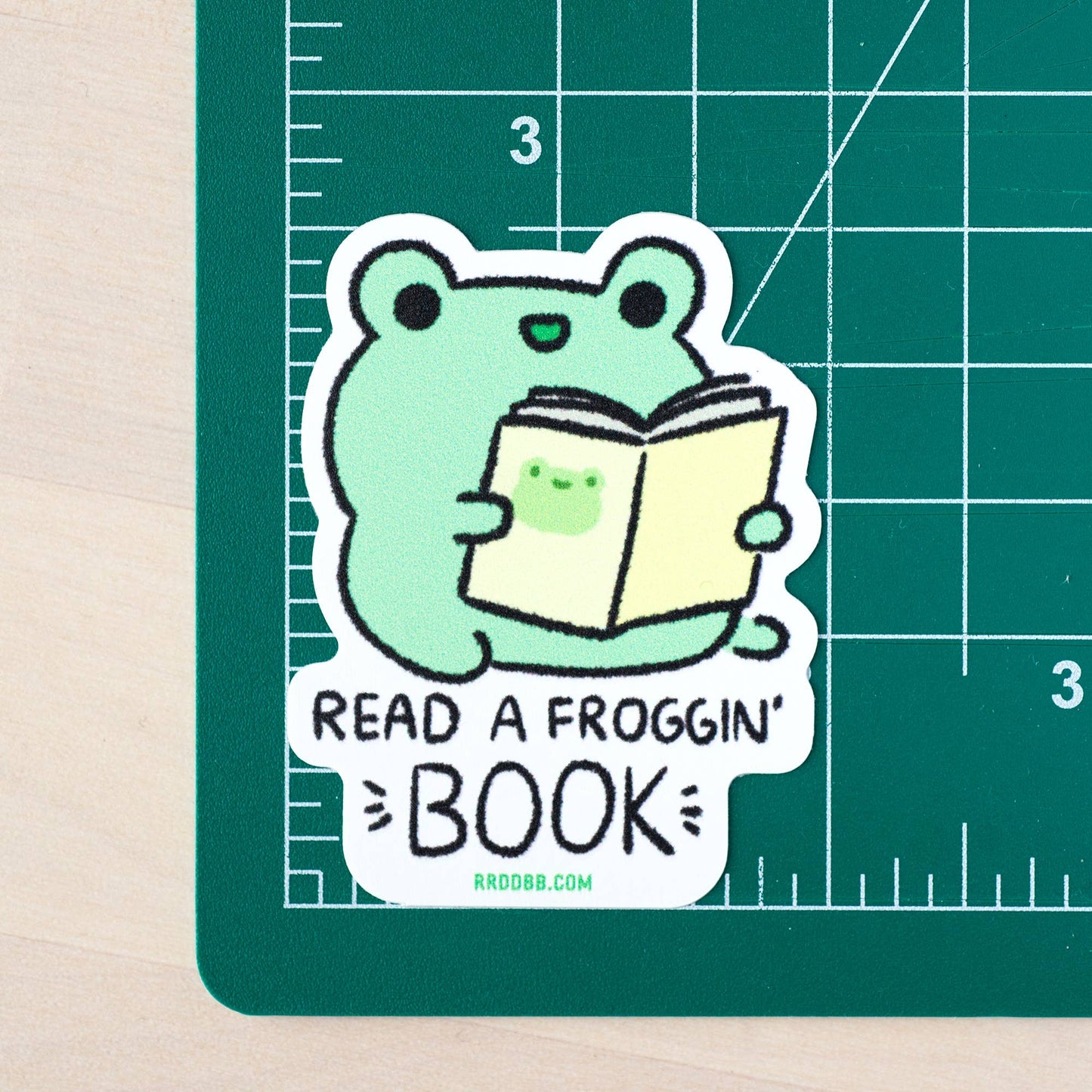 Read a Froggin' Book Sticker