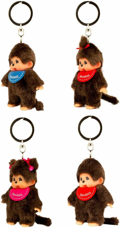 Monchhichi Classic Keychain Assorted 4in