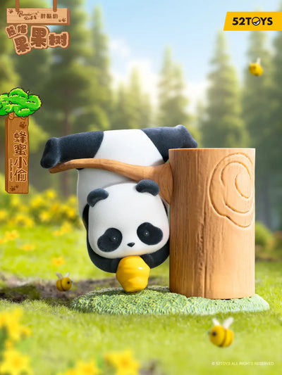 Panda Roll Fat Baby Panda Fruit Tree Stacking Blind Box Figure