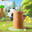 Panda Roll Fat Baby Panda Fruit Tree Stacking Blind Box Figure