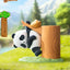 Panda Roll Fat Baby Panda Fruit Tree Stacking Blind Box Figure