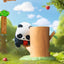 Panda Roll Fat Baby Panda Fruit Tree Stacking Blind Box Figure