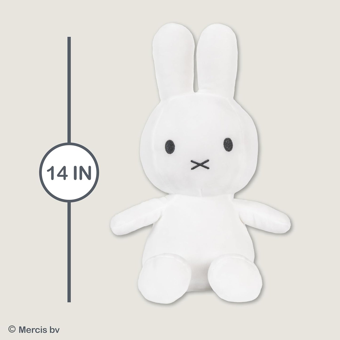 Miffy 14” All White Plush