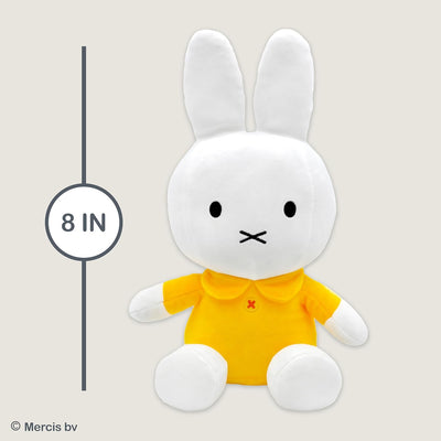 Miffy 8” White with Yellow Sewn-In Dress