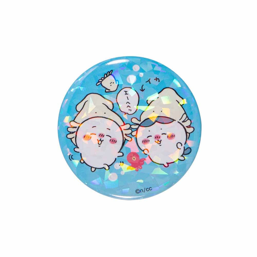 Chiikawa Aquarium Hologram Can Badge Collection