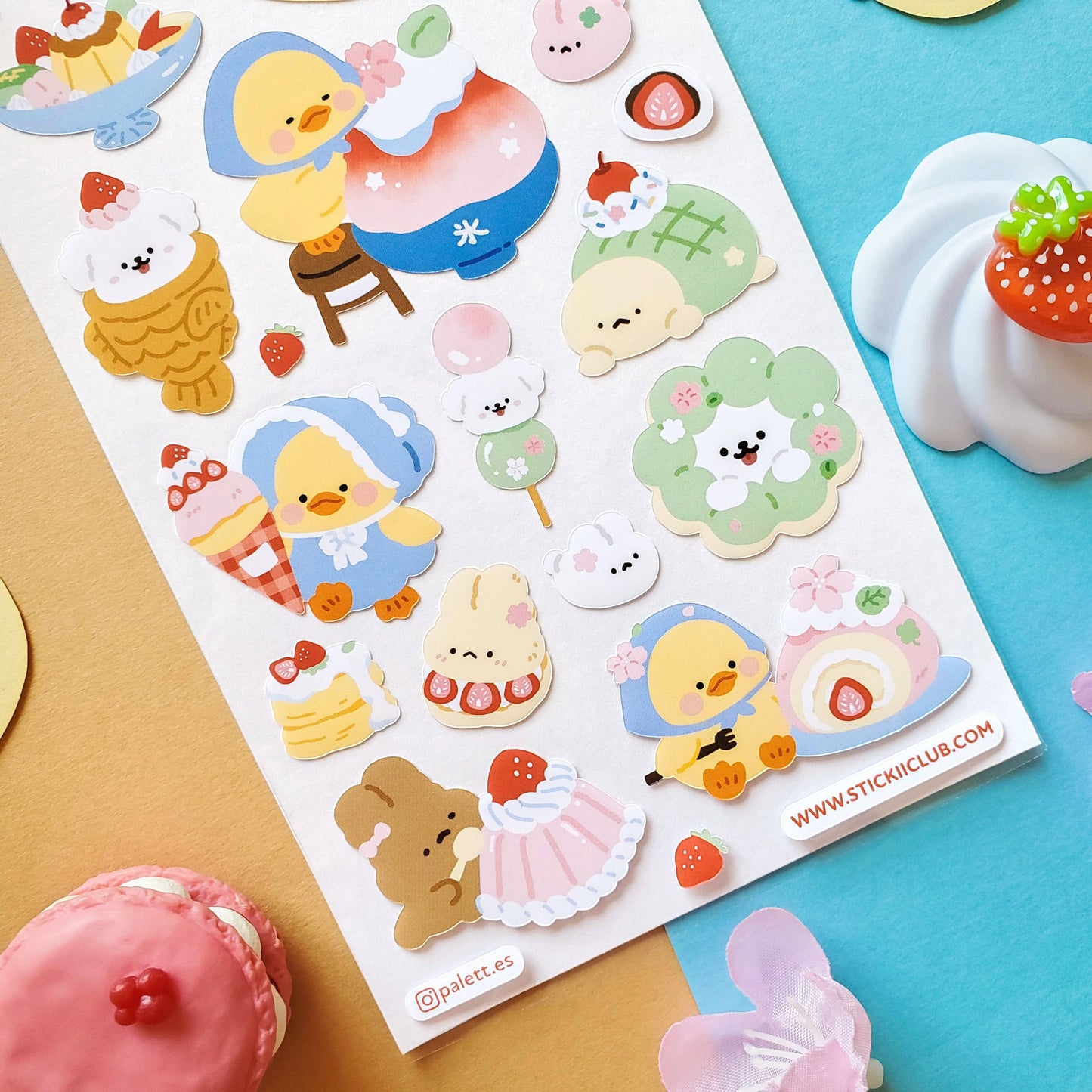Berry Sweet Friends Sticker Sheet