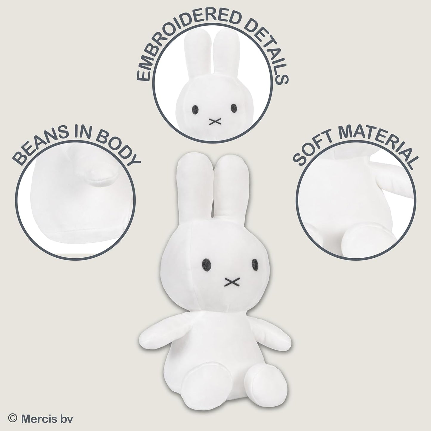 Miffy 14” All White Plush