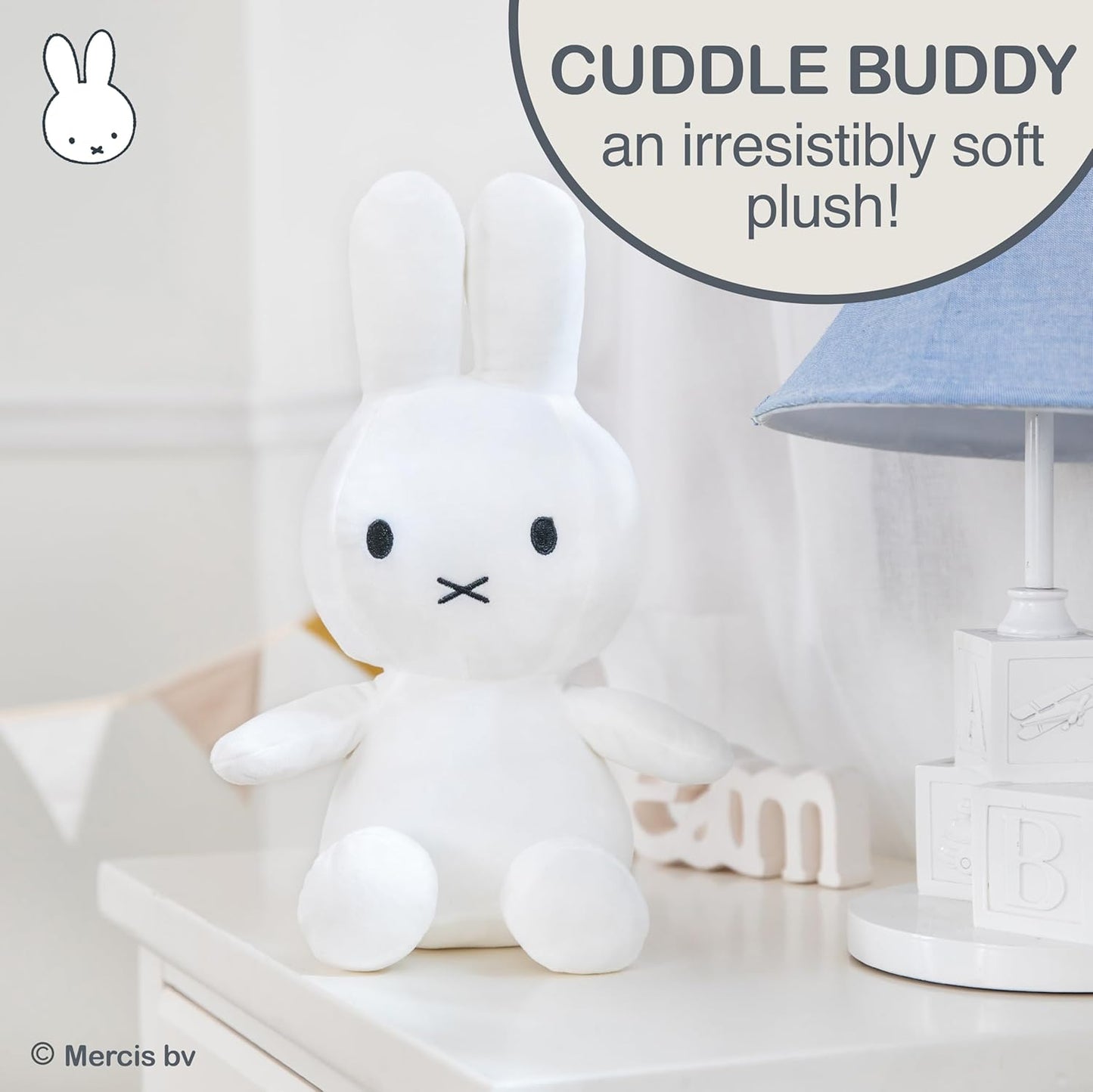 Miffy 14” All White Plush