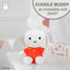 Miffy 8” White with Orange Sewn-In Dress