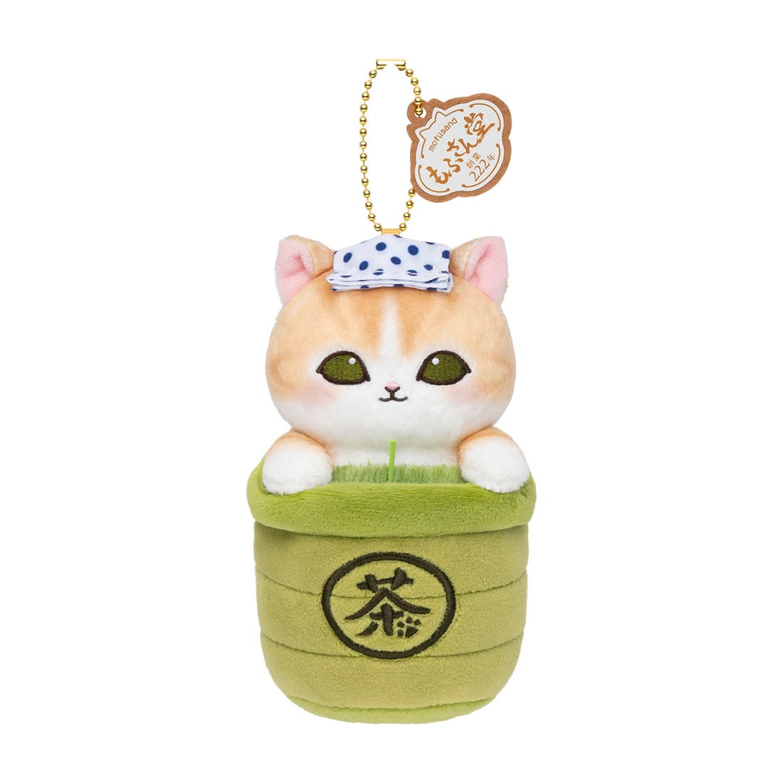 mofusand Mofusando Wagashi Meow Mascot Keychain (Tea)