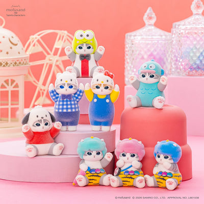 mofusand x Sanrio Characters Fluffy Flock Figure Collection Vol. 1