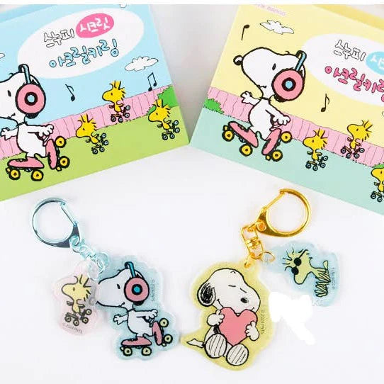 Snoopy Secret Acrylic Keychain Random