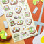 Froggy Eggy Toast Sticker Sheet