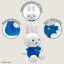 Miffy 8" White with Blue Sewn-In Dress