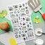 Burger Froggy Chef Sticker Sheet