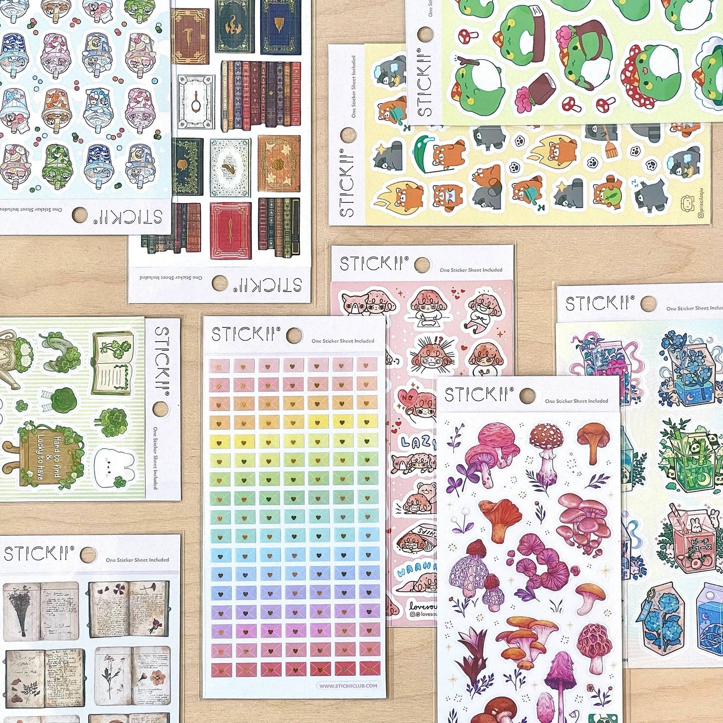 Neko Mart Sticker Sheet