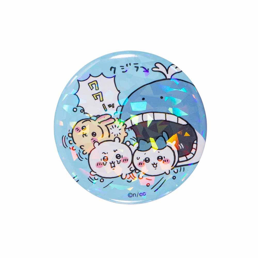 Chiikawa Aquarium Hologram Can Badge Collection