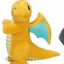 Super Fluffy Hopipeta Plush - Dragonite - Emolga-BANPRESTO