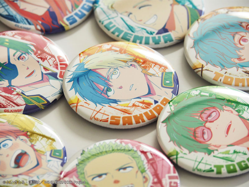 WIND BREAKER Trading Tin Badge (Pop Color)