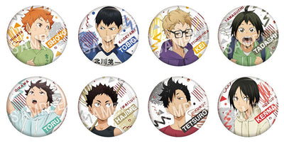 Color Palette Haikyuu!! Memory Trading Tin Badge
