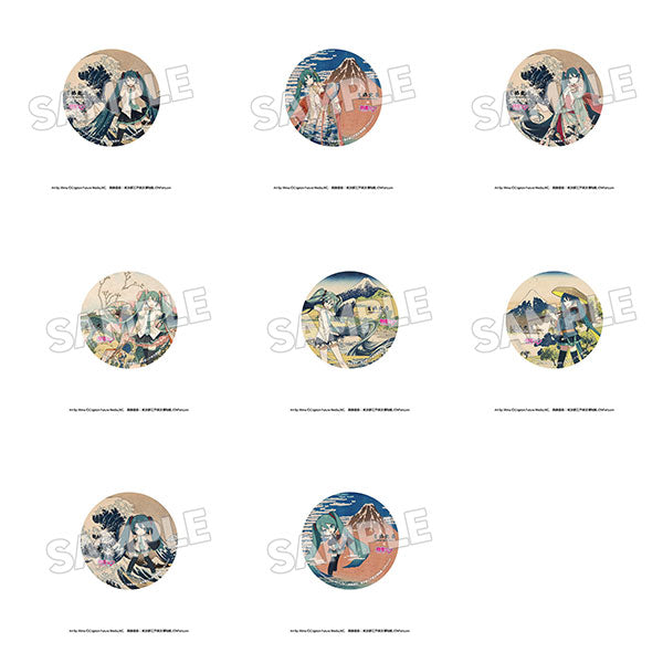 Katsushika Hokusai x Hatsune Miku Pinback Button