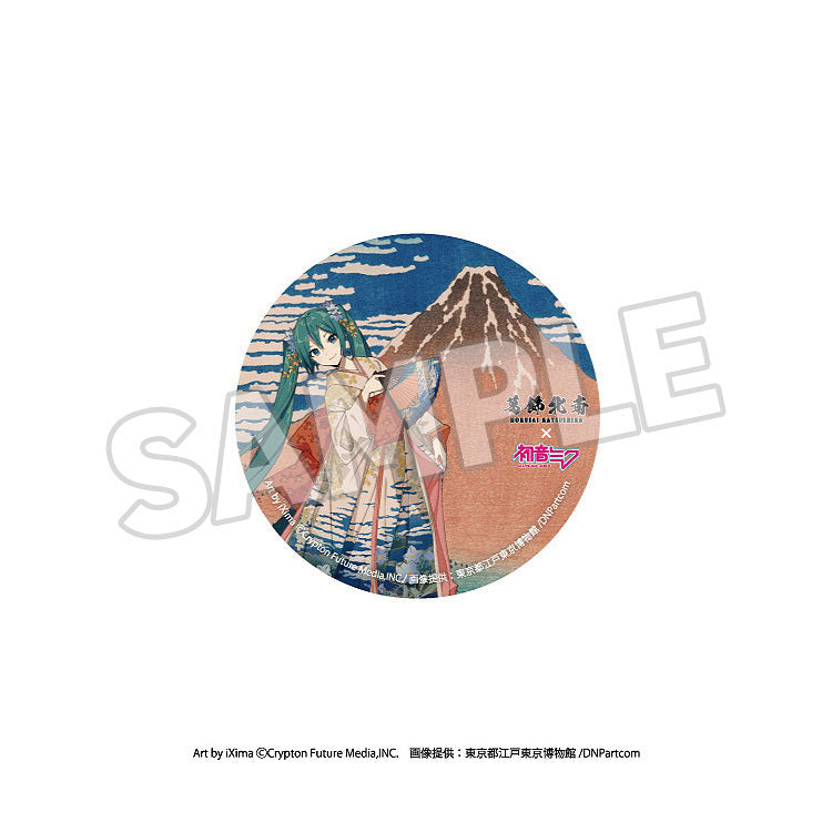 Katsushika Hokusai x Hatsune Miku Pinback Button