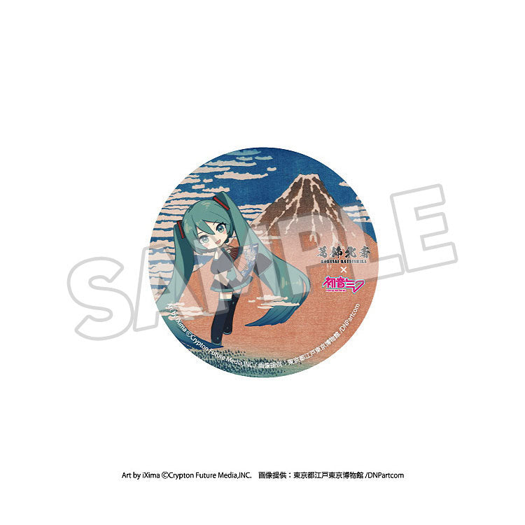 Katsushika Hokusai x Hatsune Miku Pinback Button